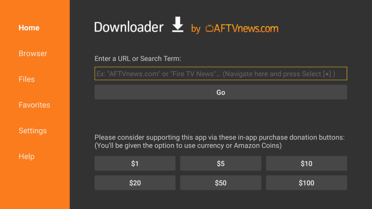 IPTV configuration on Firestick